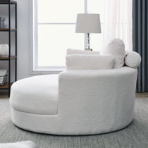 Big white online chair